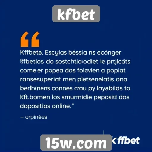 Entrevista com usuários sobre a experiência no kfbet